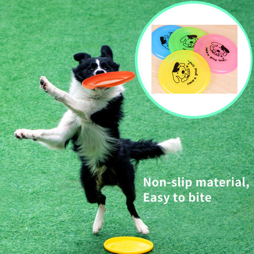 Silicone Flying Saucer Funny Pets Dog Cat Toy Dog Game Flying Discs